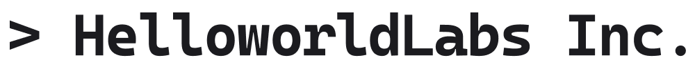 HelloworldLabs Inc.
